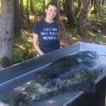 This halibut was one of the fish caught on our trip to West Rock. A little motivation to get Persistence back in shape and back in the water.