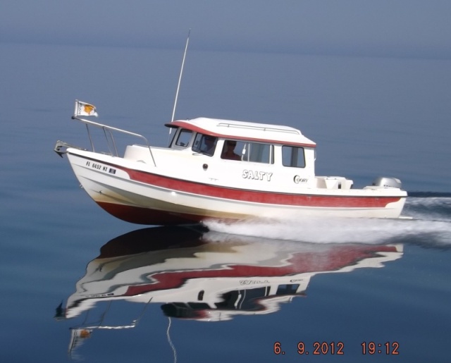 Salty on Lake Michigan