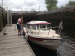 Measuring My Air Draft on the Lachine Canal
