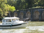 Knot Flying with original Erie Canal aquaduct