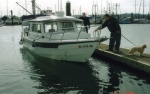 (R/J): At the dock is C-Puffin with its owner Scott along with Pat & Oscar (Daydream).