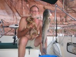 Three pound Dog and a six pound Catfish