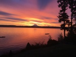 Sunrise from Anderson Island, S Puget Sound