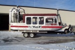 Ice Rescue craft @ work. Sports a thirsty Chevy 502 for power. 