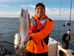 Dennis with a Brown trout