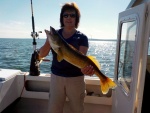 My Girl with her Walleye.