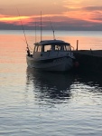 Outer Island dock at dusk