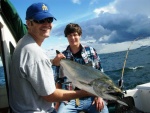 King on the opener.  7/16/2011.  Also saw a grey whale brake the water 20 yards behind the boat.  what a sight to see as a bonus