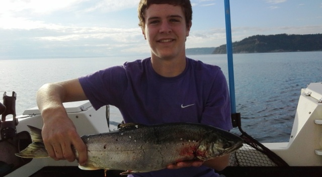 shipwreck Coho.  9/8/15