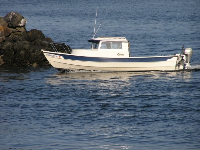 Rob delivering the boat at Shilshole