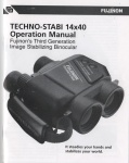 SOLD**
Fujinon 14x40 Stabilizer Binocular with case - $650 - 