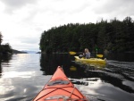 Heading out of Elfin Cove 11 PM to kayak with the whales