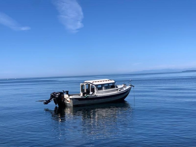 On the hook.. Patos Island, Wa state