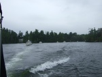 Dodging raindrops on the Rideau