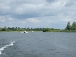 Running wide open on the Tay Canal to Perth