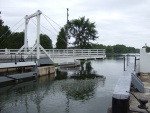 Swing bridge at