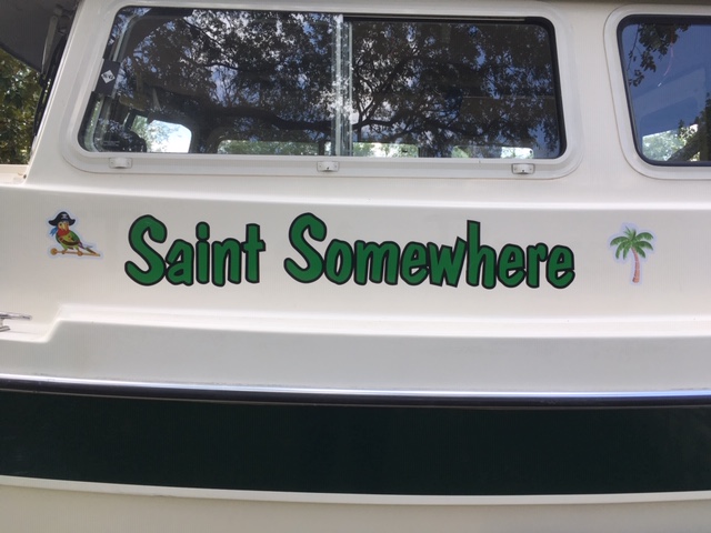 Saint Somewhere name and graphics