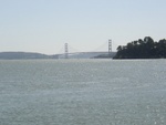 View of Golden Gate Bridge From Tiburon 