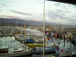 View of the harbor from the Endless Summer Cafe