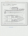 C-Dory 22 Line Drawing