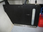 Replaced cover boards with 1/2 Starboard, cut slits for viewing fuel level, marked at 5 gallon increments.