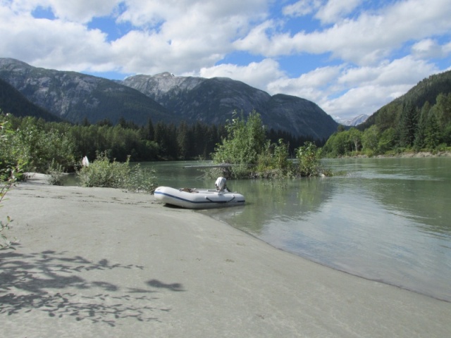 Kitlope River 2 miles downstream from Kitlope Lake