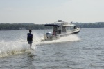 The CD25 with a Honda BF150 is a surpisingly good ski boat!
