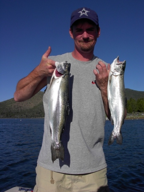 (Sea Wolf) My son Mark and more Eagle Lake trout.