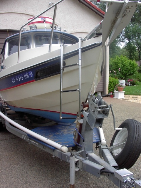 Beach Ladder on Trailer-Easy Boarding!