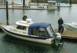 (R/J): C-Lou at the dock (John Wayne Marina).