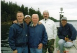 (R/J): Joe (R-Matey), Robbi (C-Run), Dusty, Fred (Anita Marie) & Capt Mac (Two Lucky Fish).