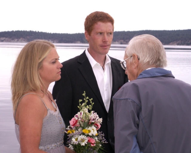 Wedding of Kerry Hinds and Lee Miller at Sequim 9-30-06