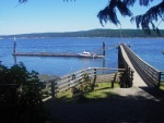 Sequim Bay State Park walk and Dock. 
