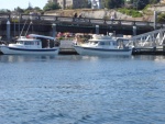 BLUE C & TRAVELER at the 
dock in Port Townsend