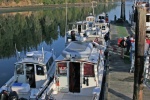 Rafting up and Hanging Out at the dock