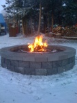 New fire pit