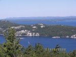 Top of Frazier Hill at Mary Ann Cove in Baie Fine