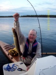 Alan's catch of the day (Pike) Logan Bay