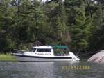 anchored at Croker Island in the North Channel