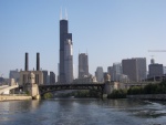 Roosevelt bridge with Sears tower in back