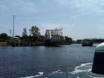 ICW - swing bridge at Little River.  We were too tall at high tide.