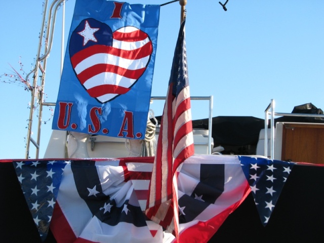 4th of July at Fisherman's Bay,IMC dock, Lopez Island.