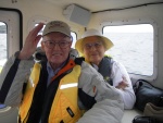 Woody, and Dee out for a ride.  What a trip, celebrating their 61st aniversary.