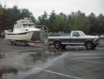 Dreamer with Old Pickup at John Wayne Launch parking lot.