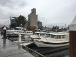 Another shot at the docks, with the Arlington Grain elevator in the background