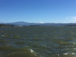 View of Mt. Hood from our dock at Port of Camas