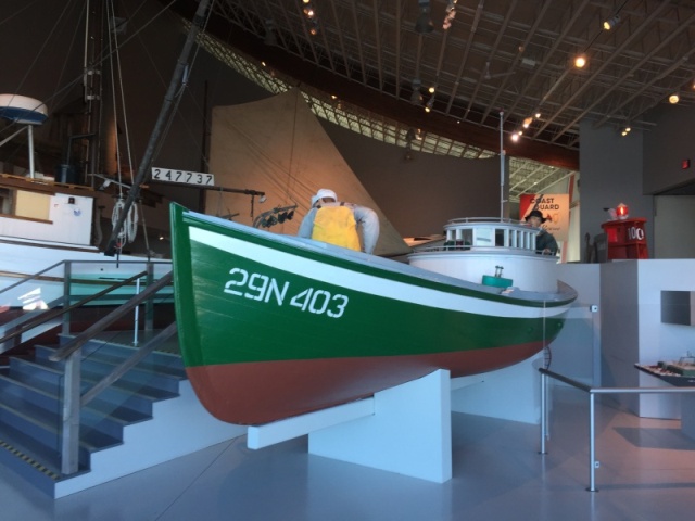 One of the many displays in the Astoria Maritime Museum