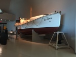 Old surf  boat display in Museum