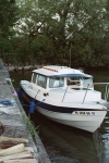 Soapy Joe docked on Wolfe Island, Ontario