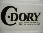 Old C Dory Decal 